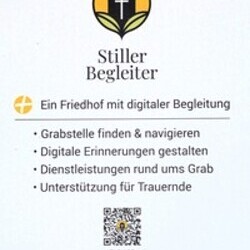 Tafel 'Stiller Begleiter' - WALDFRIEDHOF