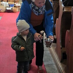 'Früh übt sich ...' Danke für die Hilfe