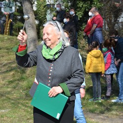 Margret Hofmann bei der Segnung