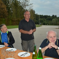 Pfarrer Claudiu Budău, Festverantwortlicher Josef List, Dr. Paul Tschuffer -  Abschluss nach einem gelungenen Pfarrfest!