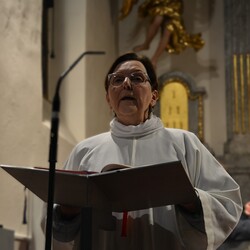 Kantorin Susanne Linhardt, Christmette