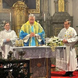 Susanne Linhardt, Pfarrer Claudiu Budău, Diakon Franz Habith