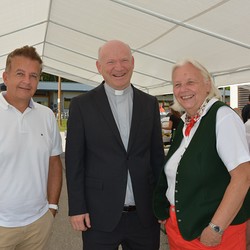 Diakon Wolfgang Garber, Pfarrer Herbert Kernstock, Margret Hofmann