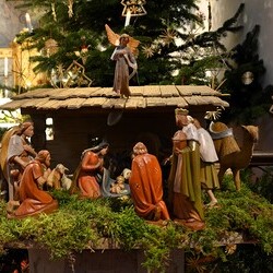 Krippe in der Kirche