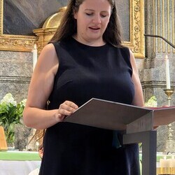 Eva Stadler vom Generationentreff bei der Lesung