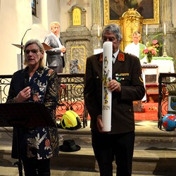 Fürbitte mit Symbol
