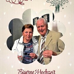 Glückwunschbillet 1. Seite