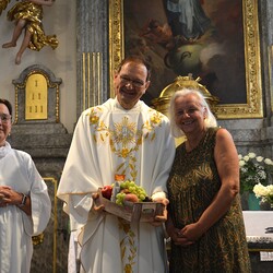 Susanne Linhardt, Vikar Gerhard Hatzmann, Margret Hofmann