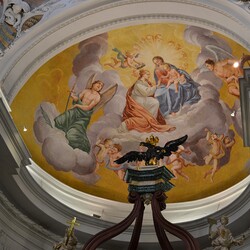 Deckengemälde über dem Katharinenaltar