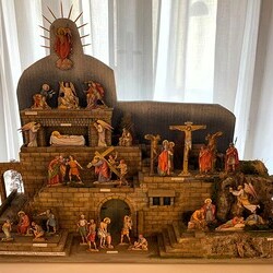 Fastenkrippe in der Kirche Tobelbad