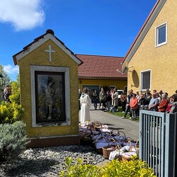 Osterspeisensegnung Badegg, Sebastiansbildstock 